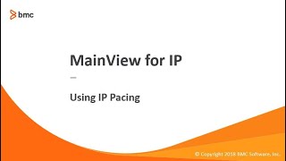 MainView for IP - Using IP Pacing