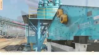 LZZG cyclone+dewatering screen for tailing mine