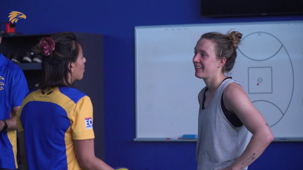 coast guard reserve AFLW: Eagles swoop on rugby star