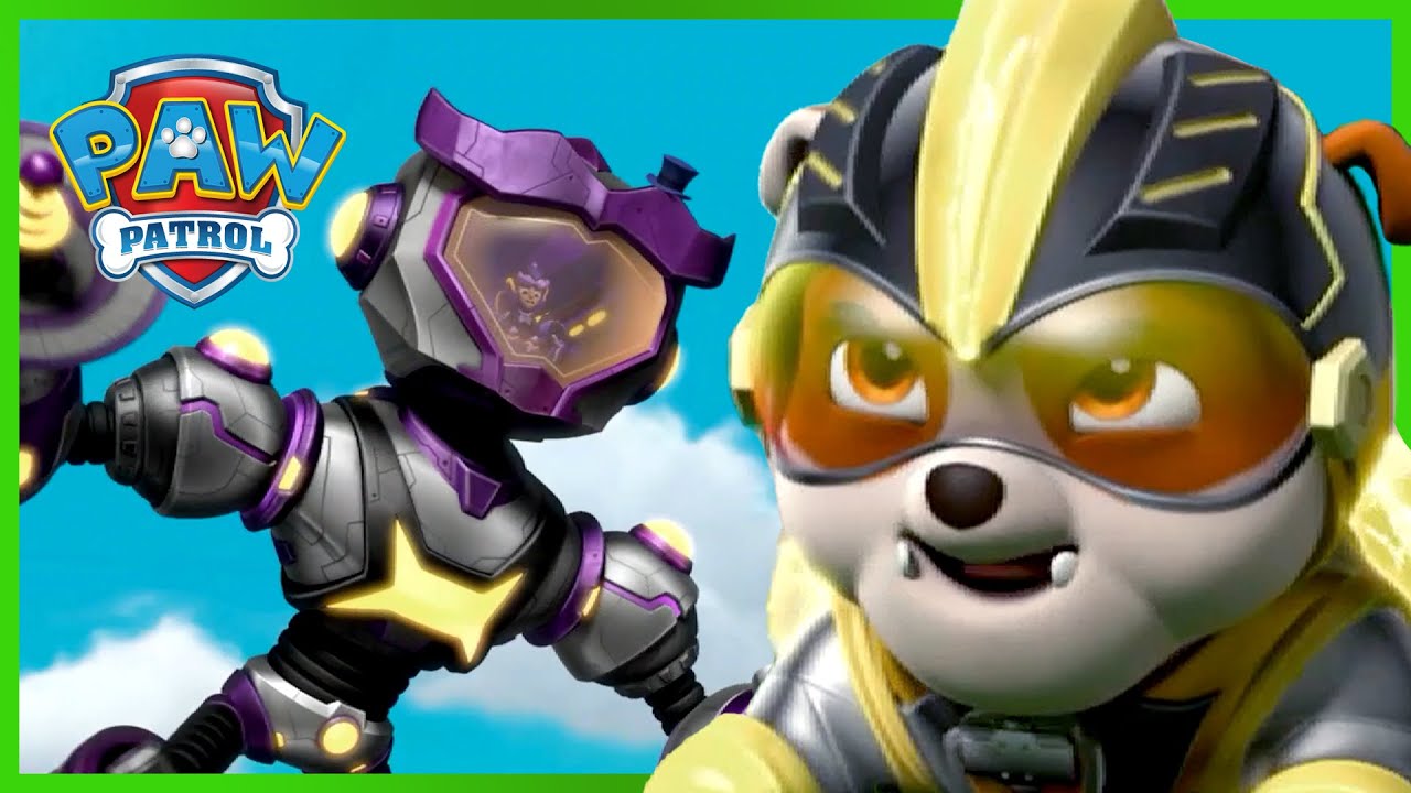 ¡Los Mighty Pups Super Paws contra un robot gigante y más