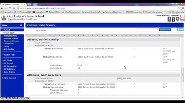 OLGNoblesville: Getting the most out of Sycamore Education   Part 1   Home Screen
