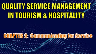 QSM - CHAPTER 9: Communicating for Service