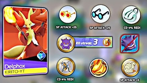 RANK UP FAST!! DELPHOX NEW ONESHOT BUILD COMBO! (MYSTICAL FIRE+FIRE BLAST) ~ POKEMON UNITE GAMEPLAY