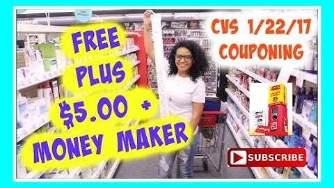 CVS 1/22/17 ~FREE Couponing ~ $5.00 + Money Maker today FREE + OVERAGE