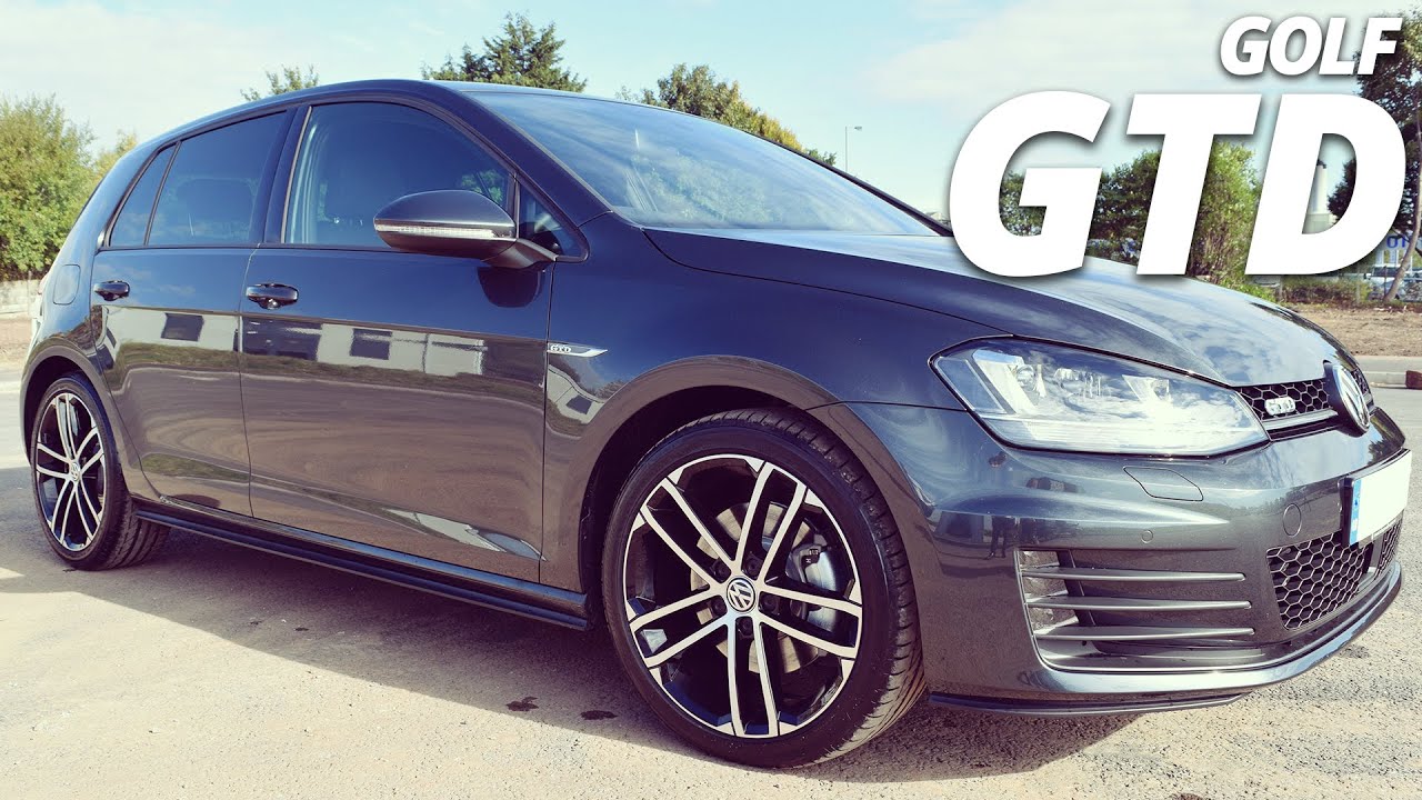 Volkswagen Golf GTD walk around 2.0 TDI 184ps carbon grey - YouTube