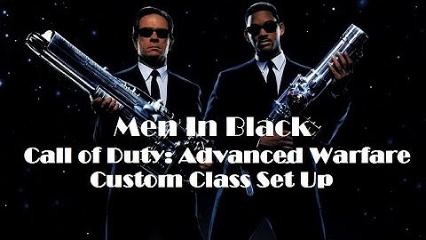 Call of Duty: Advanced Warfare Custom Class Set Up Men In Black (XBox One)