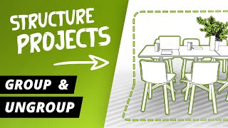 Group and Ungroup Objects | pCon.planner Tutorial