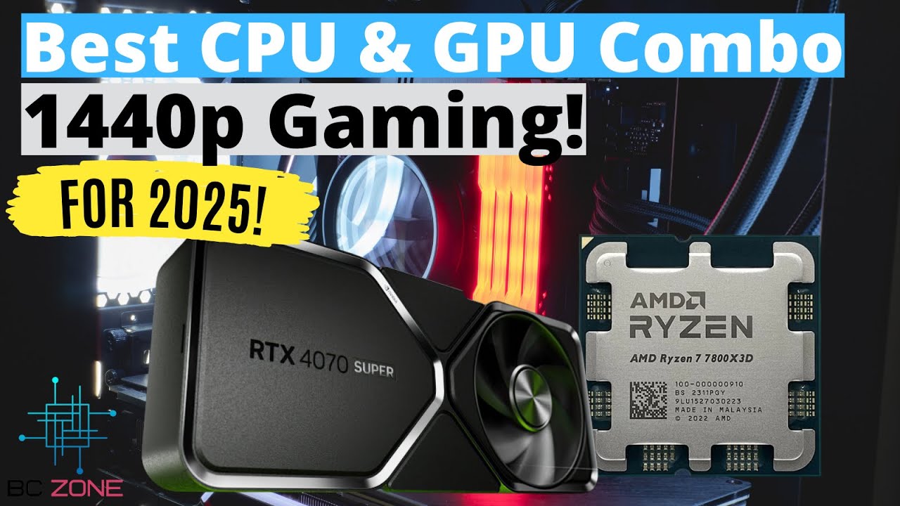 The Best 1440p Gaming CPU and GPU Combo For 2025! - YouTube