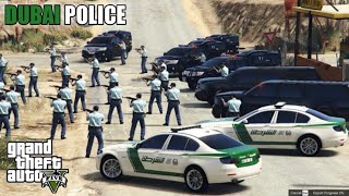 GTA 5 | Dubai Police Raid at Trevor's House | Police Convoy screenshot 3