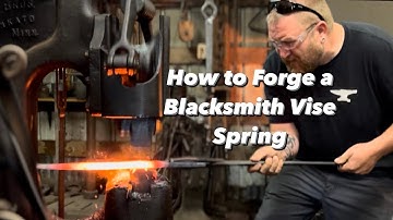 Giant Blacksmith Vise Spring Rebuild!