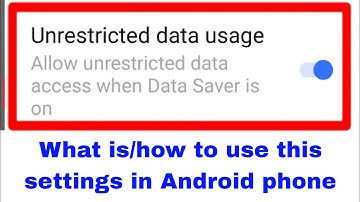 Unrestricted data usage kya hai।what is unrestricted data usage।unrestricted data usage on use kare