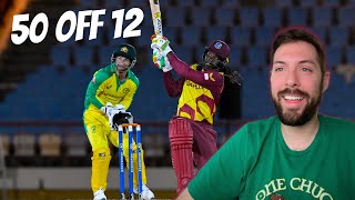 Cricket REACTION - Chris Gayle 50 off 12 Balls