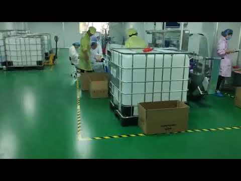 Production of disposable disinfectant wipes sachet