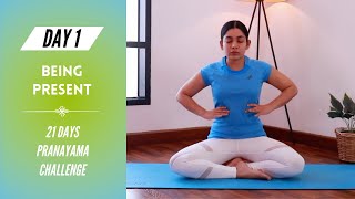 Day 1 | Easing into it | 21 Day Pranayama Challenge | Bharti Yoga screenshot 5