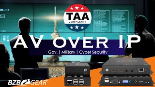 AV over IP Video Distribution for Government & Military - TAA Compliant