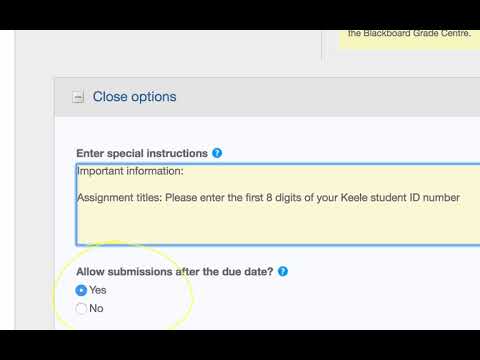 keele assignment extension