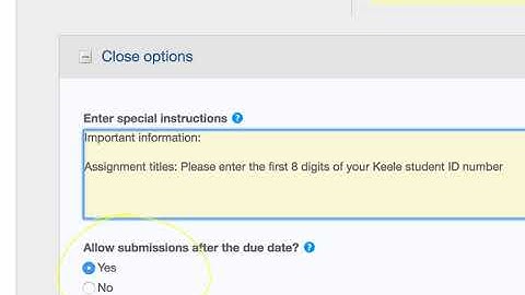 How to create a Turnitin Assignment Dropbox -  Keele University