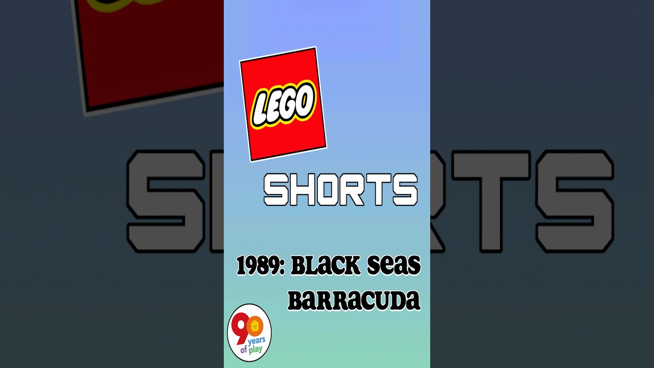90 Years Of Play LEGO Shorts - 1989: Black Seas Barracuda