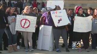 Students In Parkland Protest Gun Violence After Deadly School Shooting