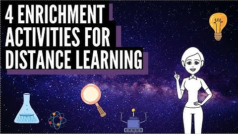 Distance Learning |  4 Enrichment Activities You Can Implement Remotely