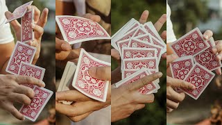 Tally Ho Fan Back Card Flourishes