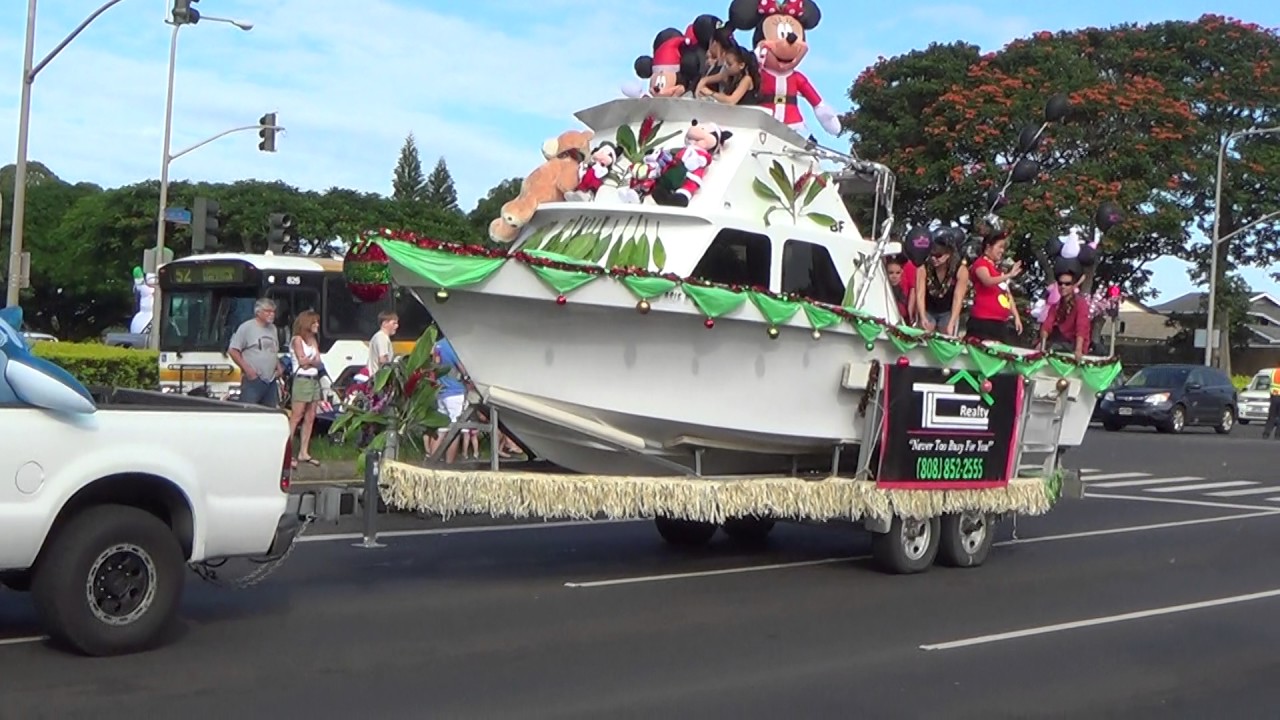 Mililani 2016 xmas parade meheula pkwy YouTube