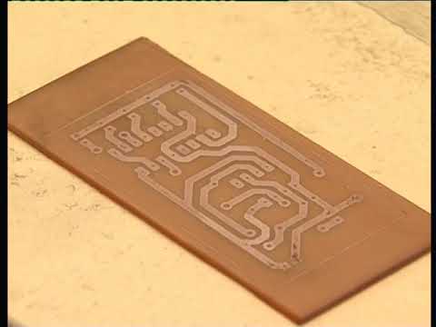 PCB - Printed circuit board home made මුද්‍රිත පරිපථ පුවරු නිර්මාණය