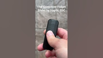 The "crunchy" version of the Gemstone fidget slider by Haptic EDC #fidgetslider #fidgettoys