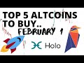BINANCE TOP 5 Crypto Currency February 2018