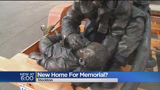 Stockton Fire Department Working To Get Memorial Statue Back On Display