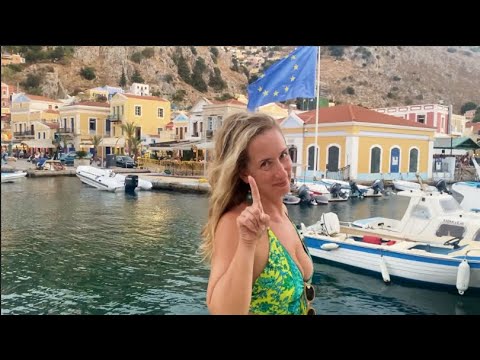 ⁣Veleiro Barba Negra #346 - Ancoramos a 30 metros em Symi! Um recorde!