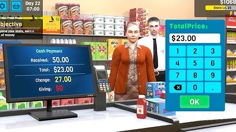 I opened My Own Grocery store ( Supermarket Simulator Part 4 )