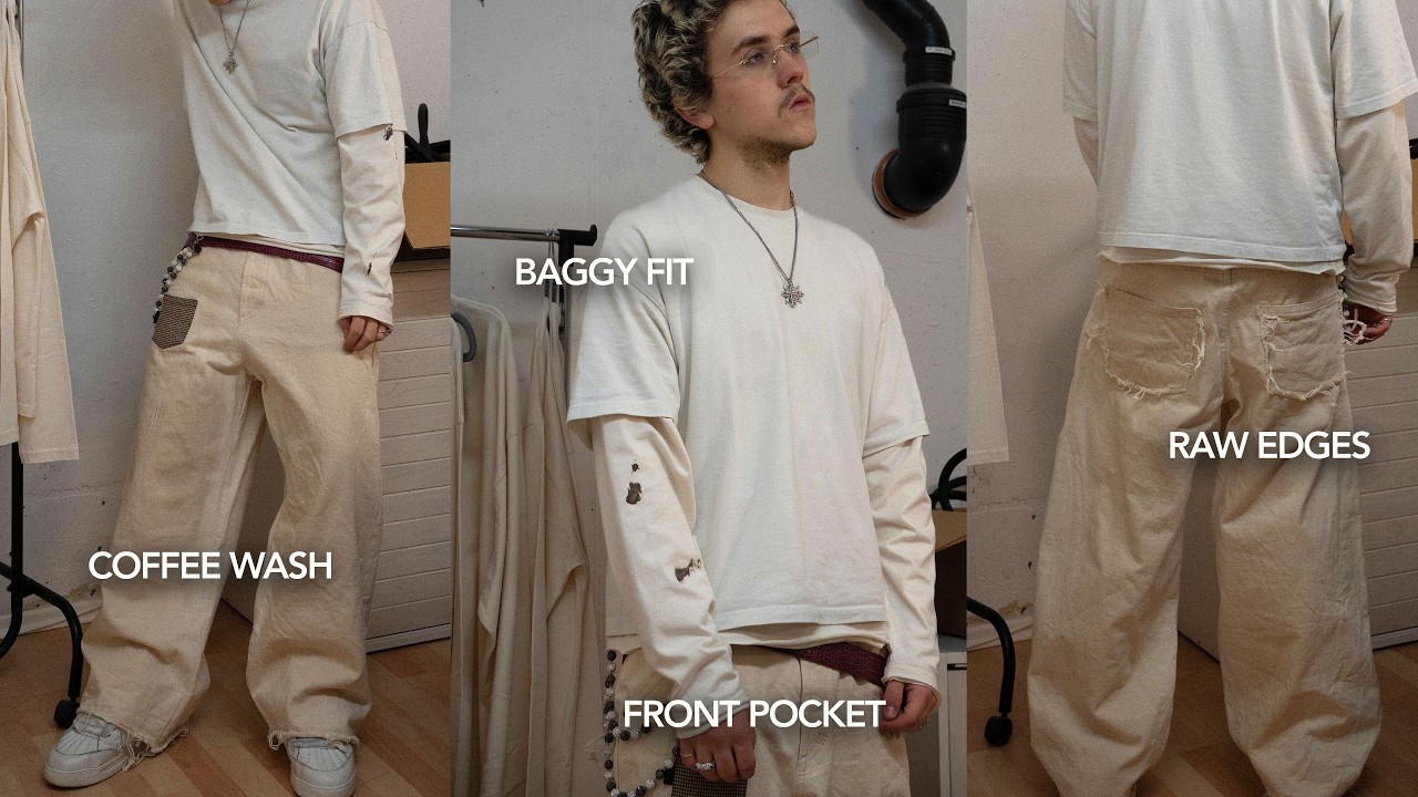 Sewing a Baggy Denim〡Dirty Business Denim