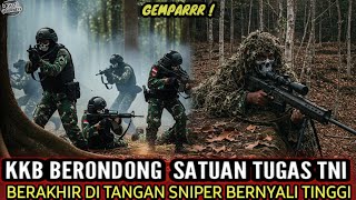 KKB NGGAK ADA KAPOKNYA!BERONDONG SATGAS TNI BERKAHIR DI TANGAN SNIPER❗️