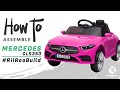 Mercedes CLS 350 Licensed 12v Electric Kids Ride On Car Assembly Instructions 