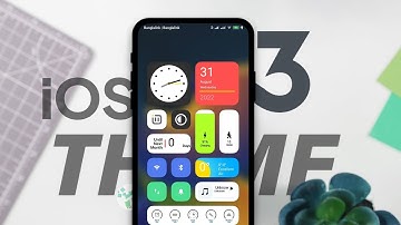Miui 12.5/Miui 13 Theme - iOS  16 Modded Theme For Miui | New Control Centre & Settings Ui