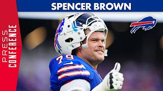 Spencer Brown Talks Offense, WRs, Breakfast & More | Buffalo Bills