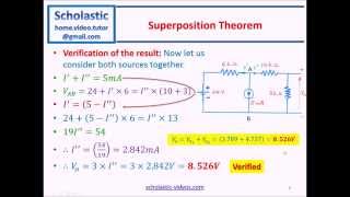 Famous Superposition Theorem - Circuits & Systems Profile