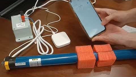 35mm ZigBee motor + AC526-01 ZigBee hub