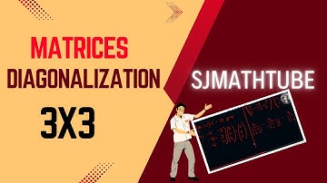 Diagonalization of a 3x3 Matrix | Full Step-by-Step Numerical Example