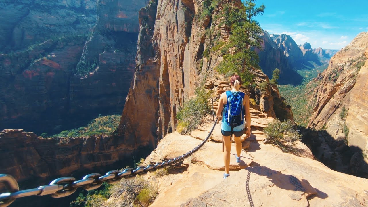 Angels Landing Hike HIGHLIGHTS 2019 - 4k/60fps - YouTube