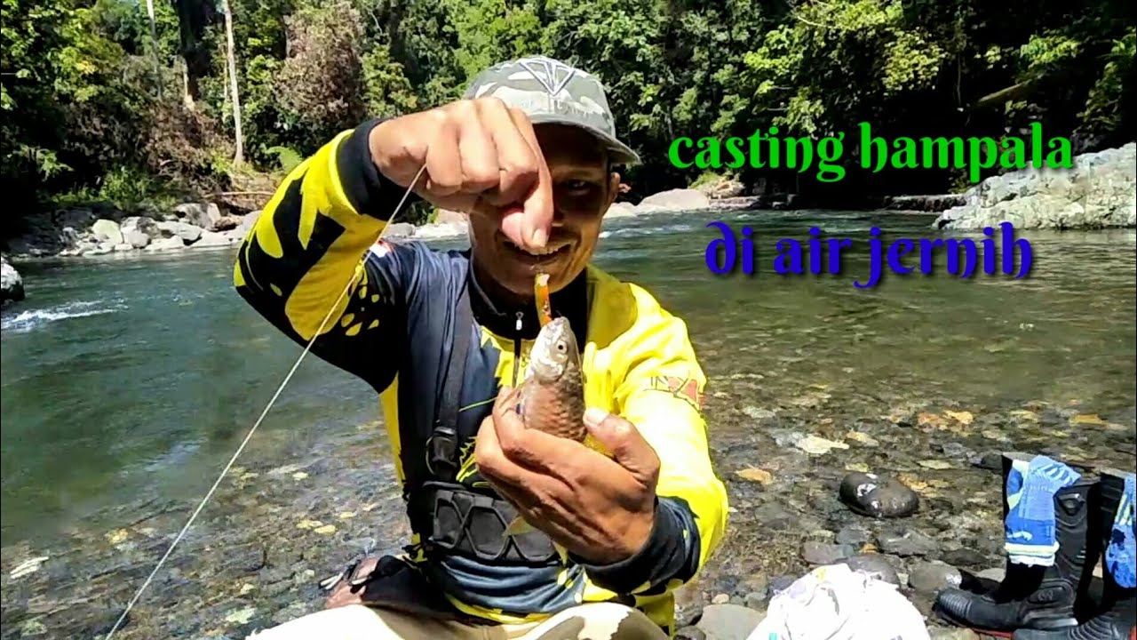 Mancing di air jernih || casting gariang(hampala) || minow nya amisss