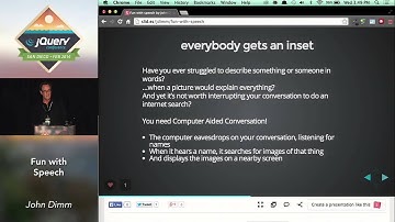 Fun with Speech - John Dimm