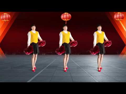 广场舞《2022虎年大吉好运来》动感好看 1