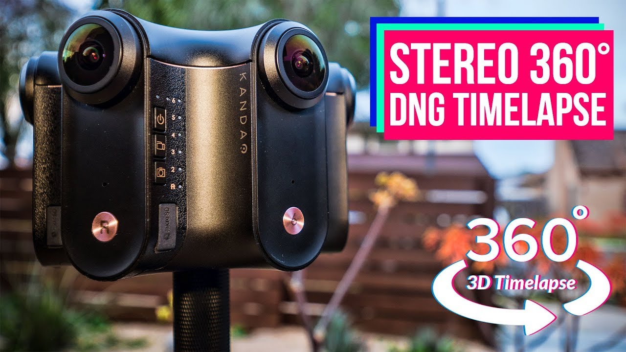 Kandao Obsidian R 3D Stereo 360° RAW DNG Timelapse & Photo 8K