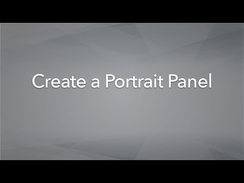 Create a Portrait Panel