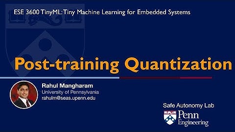 8.2 Post training Quantization