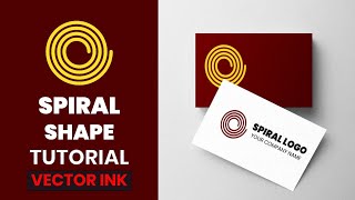Create Spiral Shape Logo Design In Vector Ink App (Step by step tutorial) | ( ACLTUTS+) screenshot 4