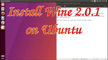 Install Wine 2.0.1 on Ubuntu