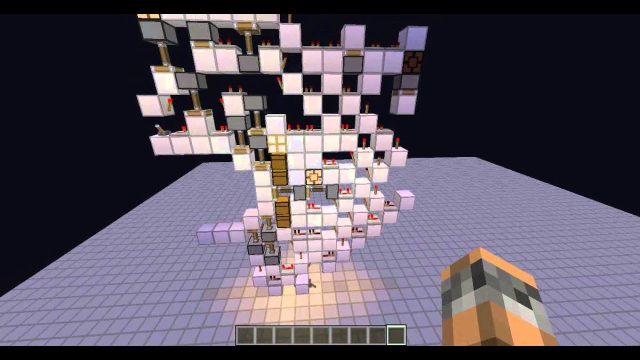  Redstone Biggest Hidden Chest Room 4 Chests Per Column YouTube